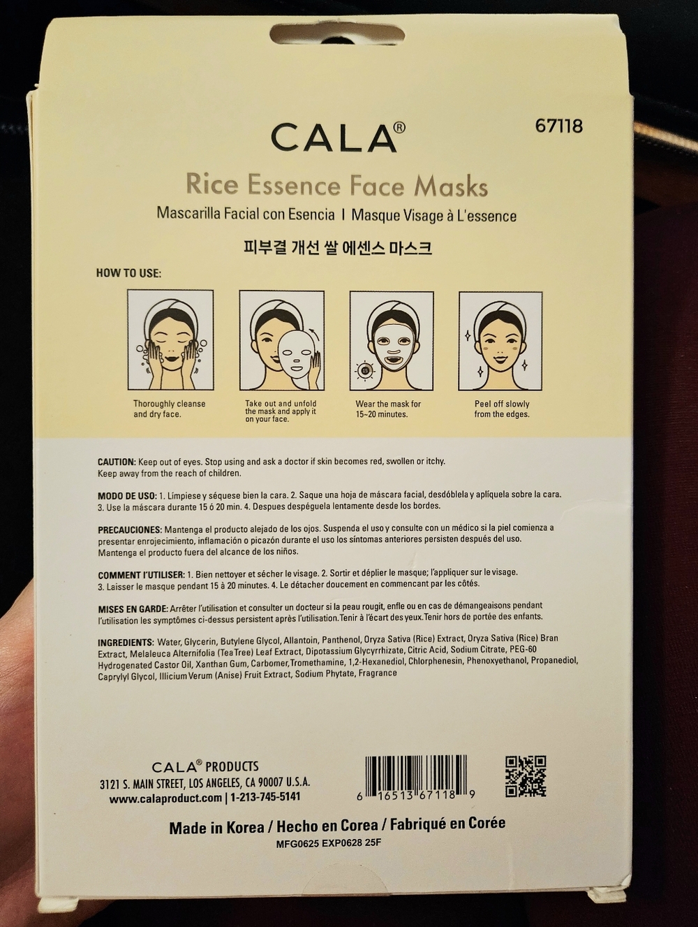Face Sheet Mask 5 Packs - Picture 6 of 6